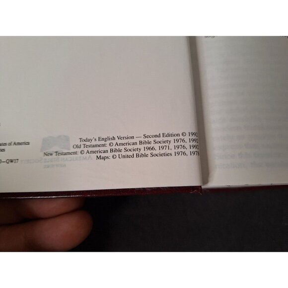 Good News Bible: Today's English Version - Hardcover - GOOD - Picture 5 of 12